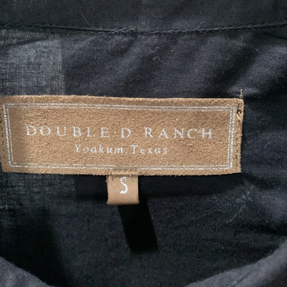Double D Ranch Black on Black Embroidered Blouse - Picture 7 of 7